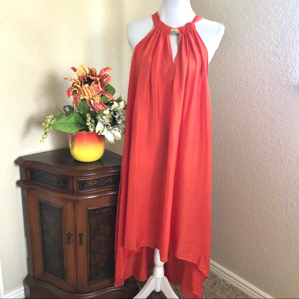 H&M Cleopatra Hi Lo Gauze Dress